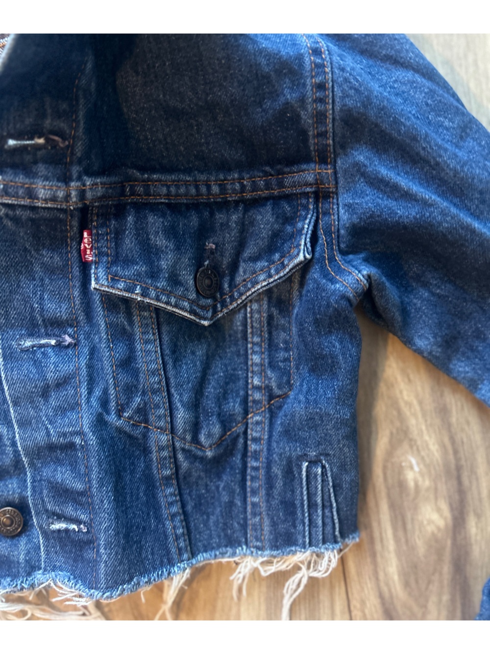 Size 32 vintage Levi's 70506-0216 trucker jacket 1980’s - Picture 3 of 6